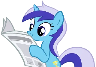 📰 emoji Minuette | @MLP_AnimatedStickers Telegram sticker 13 of 65
