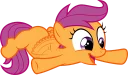 😃 emoji Scootaloo Pony Telegram sticker 7 of 35