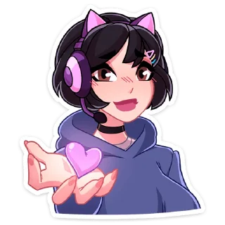 #️⃣ emoji Анечка | @Stick4Gram Telegram sticker 18 of 40