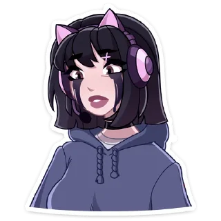 #️⃣ emoji Анечка | @Stick4Gram Telegram sticker 9 of 40