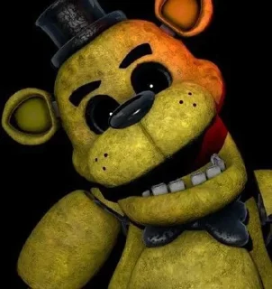 🌟 emoji БОЛЬШЕ ⇨ @CLOOBHUB ГОЛДЕН ФРЕДДИ GOLDEN FREDDY ТГ Telegram sticker 14 of 21