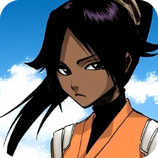 😒 emoji Yoruichi • @StikerPack21 Telegram sticker 14 of 50