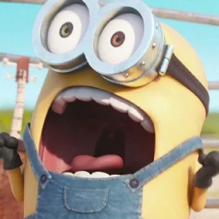 😫 emoji minions Telegram sticker 17 of 18