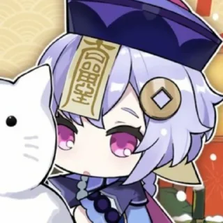 🦋 emoji °Ци Ци.. @genshinbyevico Telegram sticker 22 of 25