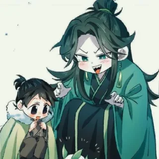 💚 emoji Ци Жун @kitayfandoma Telegram sticker 19 of 40