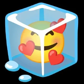 🌟 emoji 🧊Coldemoji🧊 Telegram sticker 15 of 120