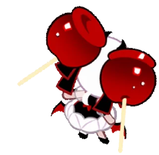 🤩 emoji Candy apple cookie @zeronyaaan @TgEmodziBot Telegram sticker 20 of 58