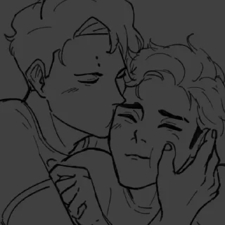 💕 emoji Sakusa × Atsumu Telegram sticker 9 of 120