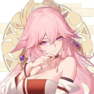 🌟 emoji Yae Miko | @Its_info_Ena Telegram sticker 8 of 31