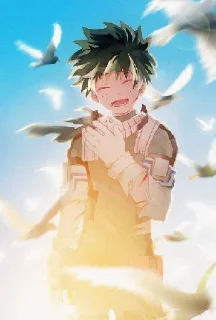 😔 emoji Злой Деку ( @Izuku_Midoriya15_07 ) Telegram sticker 14 of 105