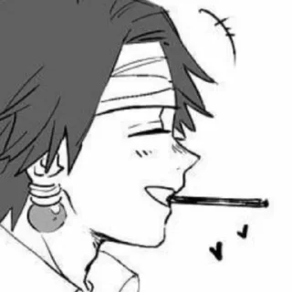 ❣️ emoji chrollo ฅ^•ﻌ•^ฅ @yellowOOO Telegram sticker 16 of 86