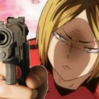 🔫 emoji haikyuu ฅ^•ﻌ•^ฅ Telegram sticker 10 of 35
