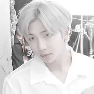 🧸 emoji #𝐦𝐨𝐨𝐝: namjoon ;: by @paradismaudit Telegram sticker 10 of 40