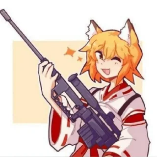 🦊 emoji Сенко сан Telegram sticker 21 of 21