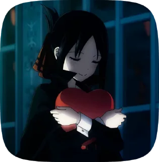 ❤️ emoji Кагуя @rrrrriom Telegram sticker 24 of 50