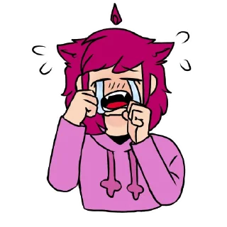 😭 emoji Мишель Telegram sticker 10 of 12