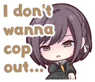 😒 emoji Shinonome Ena @noshe40 Telegram sticker 18 of 30