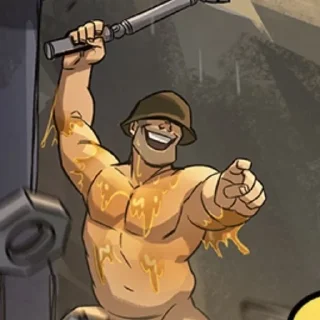Sticker from Soldier tf2 ♪♫*•♪