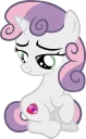 😏 emoji Sweetie Belle Pony Telegram sticker 23 of 33