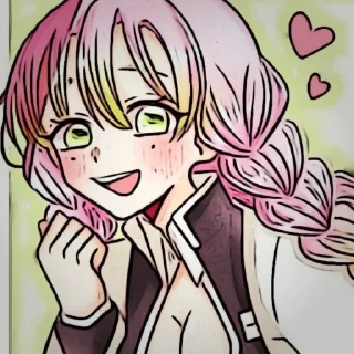 🍡 emoji 🍡Mitsuri Kanroji 🍡 Telegram sticker 6 of 64