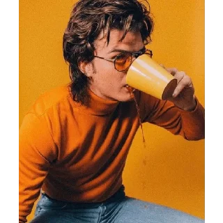 🍺 emoji Joe Keery Telegram sticker 14 of 29
