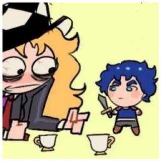 🔷 emoji джонатан джостар Telegram sticker 15 of 24