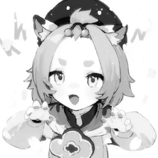 🐾 emoji Диона @genshinnbasds Telegram sticker 5 of 42