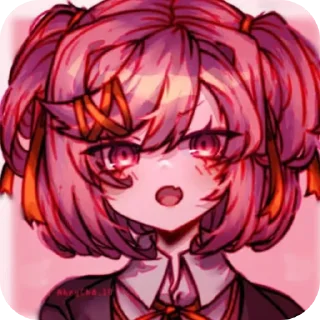 👍 emoji Нацуки Telegram sticker 23 of 30