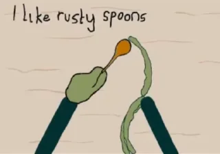 🥄 emoji Salad Fingers Telegram sticker 9 of 119