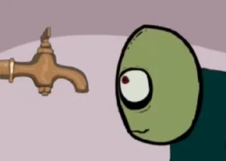 👅 emoji Salad Fingers Telegram sticker 8 of 119