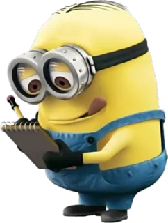Sticker from minions