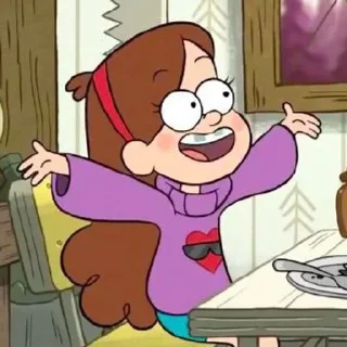 🌟 emoji Mabel Pines • @Earth928B Telegram sticker 8 of 60