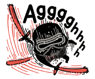 😡 emoji @CLOOBHUB <- БОЛЬШЕ Telegram sticker 13 of 43