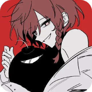 🥩 emoji Маэно Аки!!;3 Telegram sticker 20 of 31