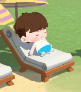 😴 emoji BTS Island Telegram sticker 17 of 19