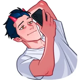 🙂 emoji Дьявол и Дьяволица Telegram sticker 9 of 48