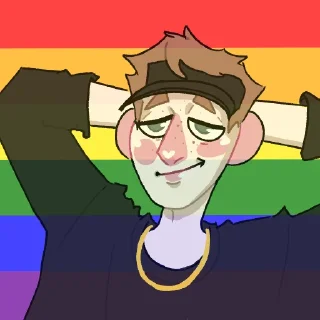 🏳️‍🌈 emoji балбес пак Telegram sticker 16 of 63