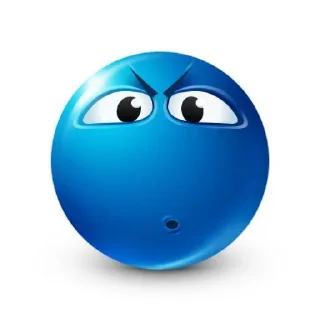 😮 emoji Blue guy Telegram sticker 21 of 69
