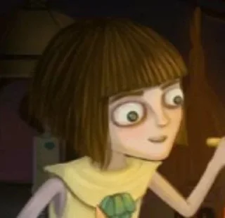 🫘 emoji Fran Bow top Telegram sticker 14 of 41