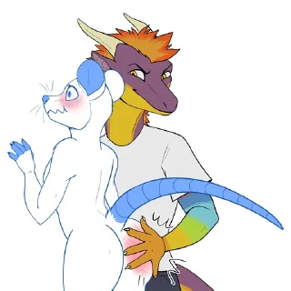 😈 emoji Rainbow Dragon Telegram sticker 16 of 28