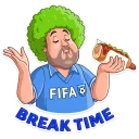 😋 emoji Football Fan Telegram sticker 9 of 30