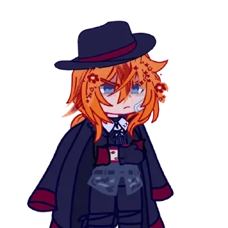 😠 emoji Гача Чуя Telegram sticker 18 of 20