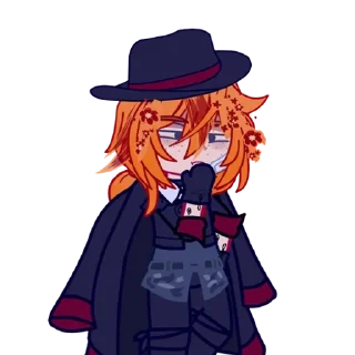 🤔 emoji Гача Чуя Telegram sticker 14 of 20