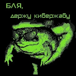 💻 emoji Держи жабу Telegram sticker 24 of 73