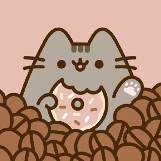 🌟 emoji Пушин 🤍 ::  @Ksyusha_Pusheen and @fStikBot Telegram sticker 8 of 52