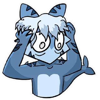 😱 emoji Шарк (Old) Telegram sticker 23 of 39