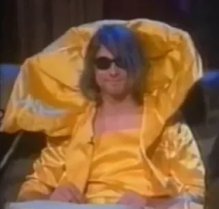 😔 emoji Kurt Cobain<3 Telegram sticker 19 of 50