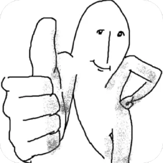 👍 emoji Щитпост мемы Telegram sticker 9 of 68