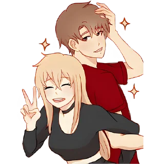 ✌️ emoji Любовь в воздухе 3 @Nyasticks Telegram sticker 8 of 25