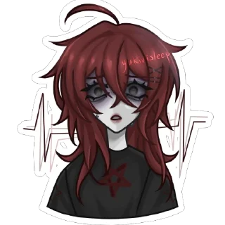 💔 emoji Регрет / тгк: @yukivisleep ♡ Telegram sticker 17 of 35